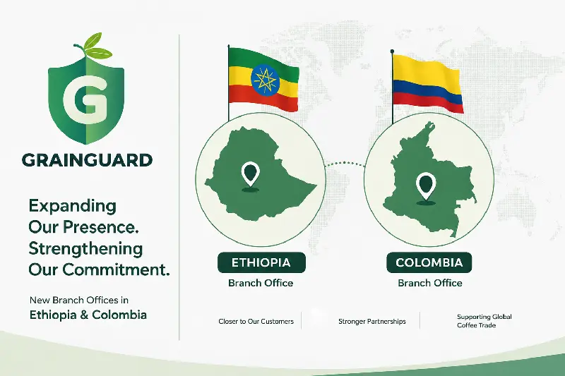 GrainGuard mở rộng sự hiện diện quốc tế của mình với các chi nhánh mới ở Ethiopia và Colombia