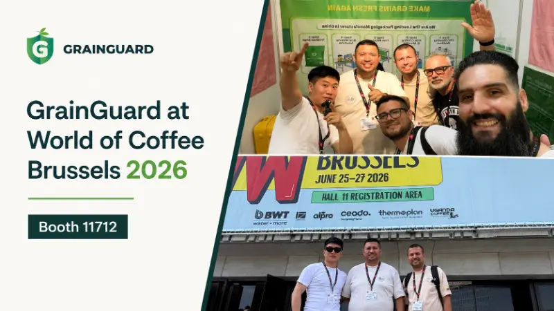 GrainGuard kết nối với cộng đồng cà phê toàn cầu tại World of Coffee Brussels 2026